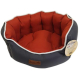 Лежанки - AnimAll Rolyal Classic Gray - Red Лежанка для собак і котів