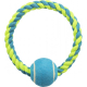 Іграшки - Trixie Rope with ball - іграшка для собак, канат з тенісним м'ячем