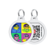 Амуніція - Collar WAUDOG Smart ID Адресник з QR-паспортом "Бульдоги"
