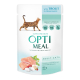 Вологий корм - Вологий корм Optimeal з фореллю в кремовому соусі для дорослих котів