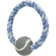 Іграшки - Trixie Rope with ball - іграшка для собак, канат з тенісним м'ячем