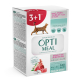 Вологий корм - Набір "Adult Cats Sensitive Digestion Lamb & Turkey Беззерновий вологий корм для котів з чутливим травленням з ягням та індичим філе в соусі" (3+1)