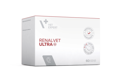 Вітаміни - VetExpert RenalVet Ultra Нутрицевтична добавка для підтримання функції нирок у дорослих котів