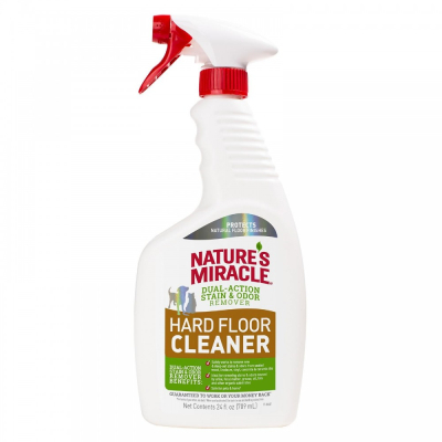 Догляд та гігієна - 8in1 Nature's Miracle Hard Floor Cleaner Спрей - нейтралізатор запахів та плям для всіх видів підлог