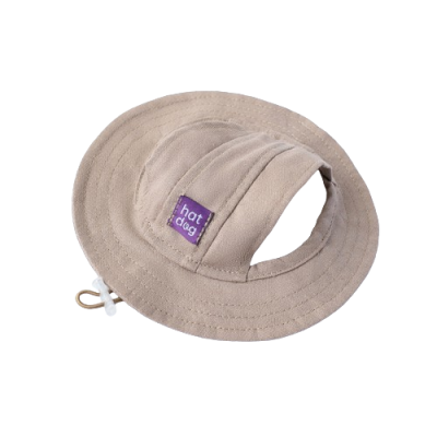 Купити Hat-Dog Панама з льону для собак, мокко