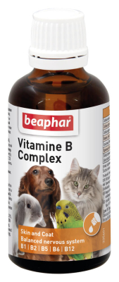 Вітаміни - Beaphar Vitamine B Complex Каплі для здорової шерсті котів, собак, гризунів і птахів