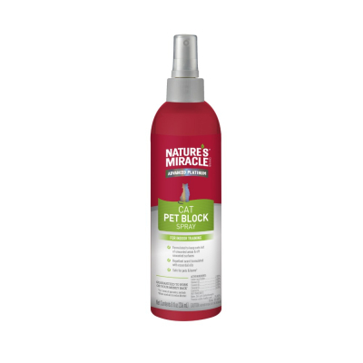 Догляд та гігієна - 8in1 Nature's Miracle Pet Block Спрей - відлякувач для котів