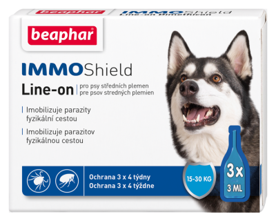 Засоби від паразитів - Beaphar IMMO Shield Краплі від бліх і кліщів для собак від 15 до 30 кг