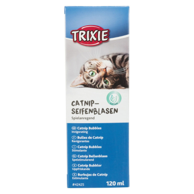Іграшки - Trixie Мильні бульбашки для котів, з котячою м'ятою