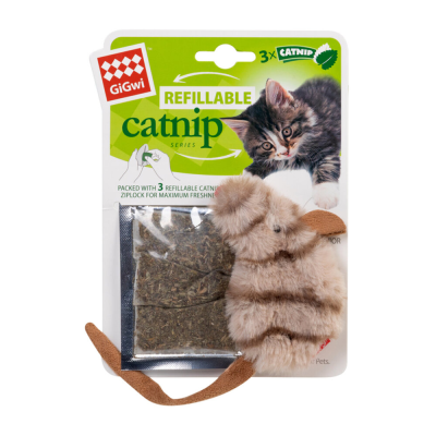 Купити Collar GiGwi Catnip Іграшка для котів Мишка з котячої м'ятою