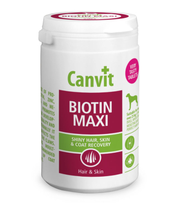 Вітаміни - Canvit Biotin MAXI здоров‘я шкіри та блиск шерсті