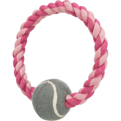 Купити Trixie Rope with ball - іграшка для собак, канат з тенісним м'ячем