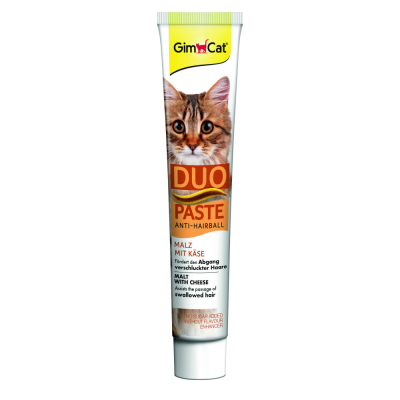 Купити GimCat Duo Paste Anti-hairball malt with cheese Паста для котів з чутливим травленням мальт та сир