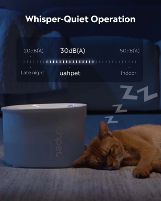 Купити Uahpet Pet Glow Wireless Fountain Автономна поїлка - фонтан