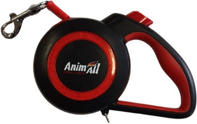 Купити AnimAll Reflector Повідець-рулетка для собак, червоно-чорний