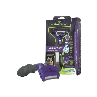 Догляд та гігієна - FURminator Undercoat LongHair L/M Фурмінатор для котів з довгою шерстю