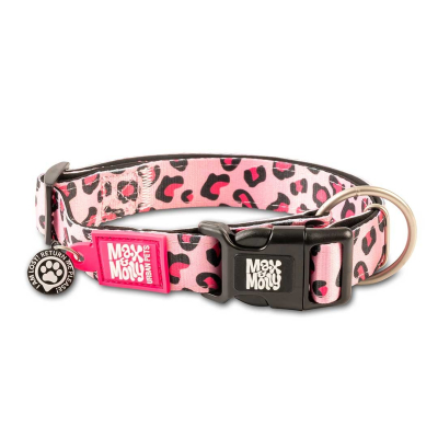 Амуніція - Max & Molly Urban Pets Smart ID Collar Leopard Pink Нашийник для собак