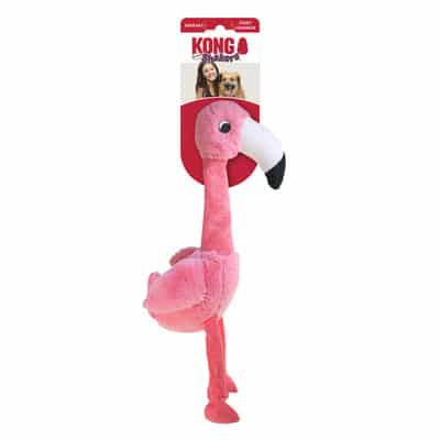 Іграшки - KONG Shakers Honkers Flamingo S Іграшка для собак, Фламінго з пискавкою