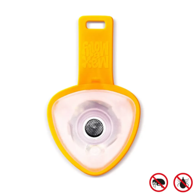 Засоби від паразитів - Max & Molly Urban Pets Soundshield 24/7 Ultrasonic Technology Orange Ультразвуковий відлякувач для собак від кліщів і бліх, помаранчевий