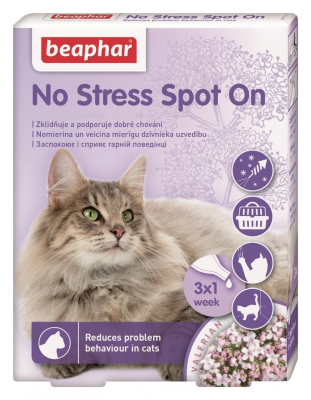 Здоров'я - Beaphar No Stress Spot On Краплі антистрес для котів