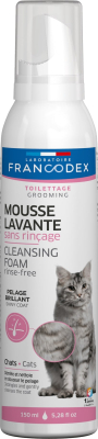 Шампуні та засоби для догляду - Francodex Laboratoire Rinse Free Cleansing Foam Cat Шампунь-піна без змивання для котів
