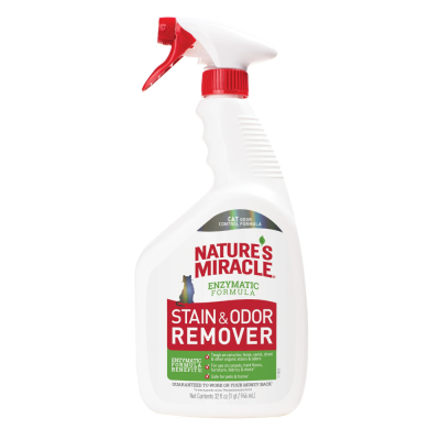 Догляд та гігієна - 8in1 Nature's Miracle Stain & Odor Remover Спрей - знищувач плям та запахів котів