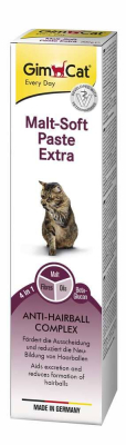 Вітаміни - GimCat Malt-Soft Extra Паста для виведення шерсті зі шлунку котів