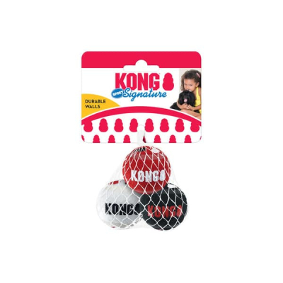 Іграшки - KONG Signature Sport Balls Іграшка для собак, фірмові спорт м'ячі, 3 шт