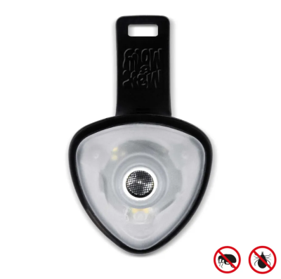 Засоби від паразитів - Max & Molly Urban Pets Soundshield 24/7 Ultrasonic Technology Black Ультразвуковий відлякувач для собак від кліщів і бліх, чорний
