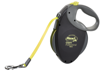 Амуніція - FLEXI Giant Professional Neon Повідець-рулетка для собак, стрічка (10 м; до 50 кг)