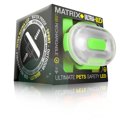Купити Max & Molly Urban Pets Matrix Ultra LED Safety light-Lime Green Ліхтарик