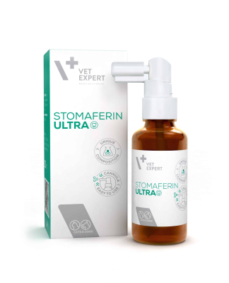 Шампуні та засоби для догляду - VetExpert Stomaferin Ultra Гель для підтримання здоров'я ротової порожнини у котів і собак