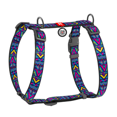 Амуніція - Collar WAUDOG Nylon Шлея "Інді" для собак анатомічна з QR паспортом , пластиковий фастекс
