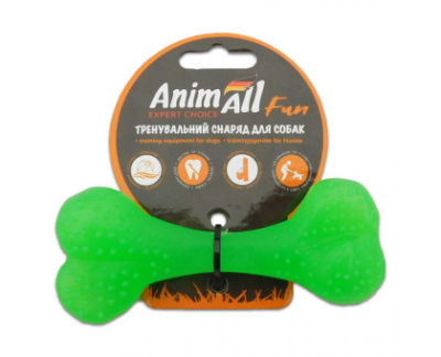 Іграшки - AnimAll Fun Іграшка кістка, зелена