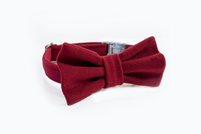 Амуніція - Harley and Cho Burgundy Нашийник-метелик