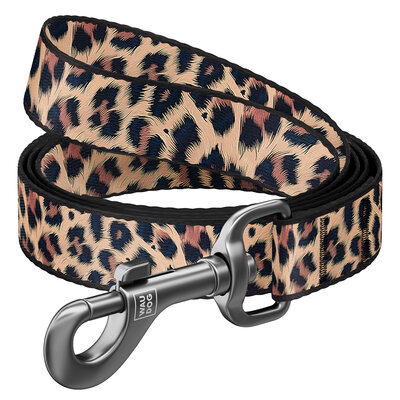 Купити Collar WAUDOG Nylon Повідець для собак нейлоновий "Леопард"