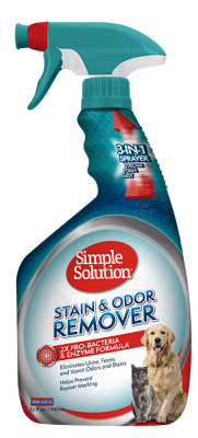 Догляд та гігієна - Simple Solution Stain and odor remover - універсальний рідкий засіб для нейтралізації запахів і видалення стійких плям