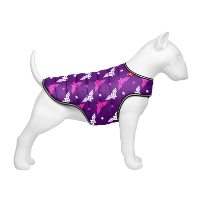 Прогулянки - Collar WAUDOG Clothes Курточка-накидка "Чудо-жінка фіолет" для собак