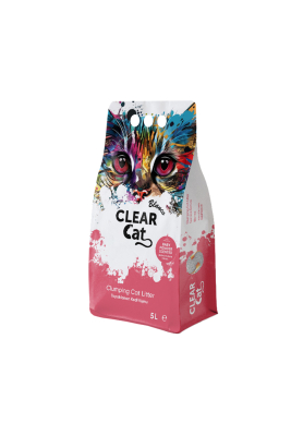 Наповнювач для туалету - ClearCat Blanco Дитяча пудра, Комкуючий бентонітовий наповнювач для котячого туалету