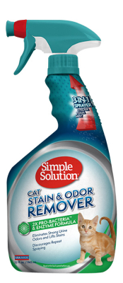 Догляд та гігієна - Simple Solution Cat Stain and Odor Remover - засіб для нейтралізації запахів і плям для котів