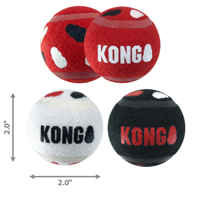 Купити KONG Signature Sport Balls Іграшка для собак, фірмові спорт м'ячі, 3 шт