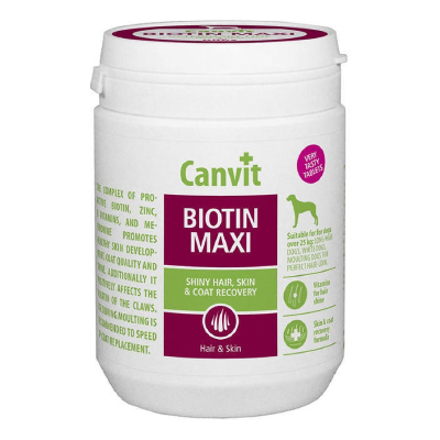 Вітаміни - Canvit Biotin MAXI здоров‘я шкіри та блиск шерсті