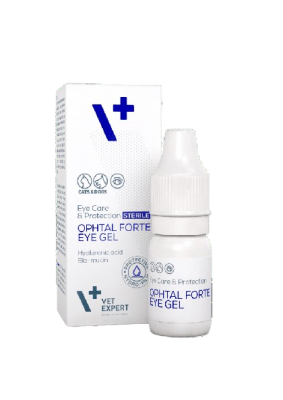 Догляд та гігієна - VetExpert OPHTAL FORTE Очний гель для котів і собак, професійне застосування
