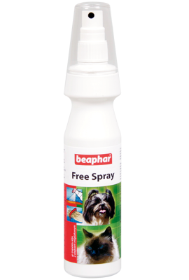 Шампуні та засоби для догляду - Beaphar Free Spray Спрей від ковтунів для собак і котів з мигдалевою олією