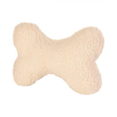 Іграшки - Trixie Woolen bone - іграшка для собак, зі штучного хутра
