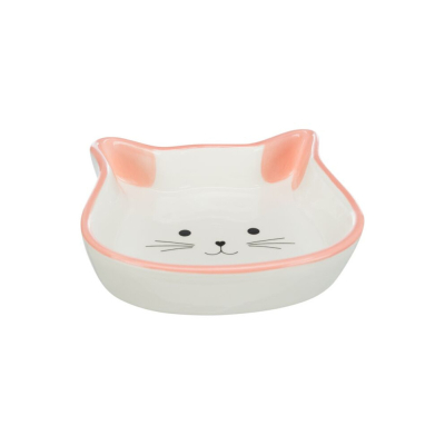 Миски - Trixie Керамічна миска для котів у формі котячої мордочки