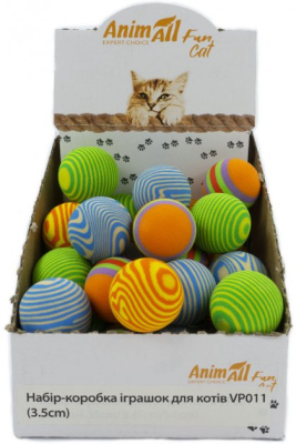 Іграшки - AnimAll Fun Cat Набір-коробка іграшок для котів, 36 шт