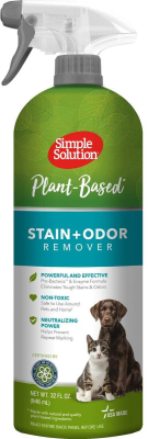 Догляд та гігієна - Simple Solution Plant-Based Stain and Odor Remover - засіб рослинного походження для нейтралізації запахів і видалення стійких плям