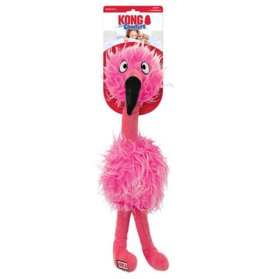 Іграшки - KONG Comfort Jumbo Bird XL Іграшка для собак, Пташка з пискавкою, рожева