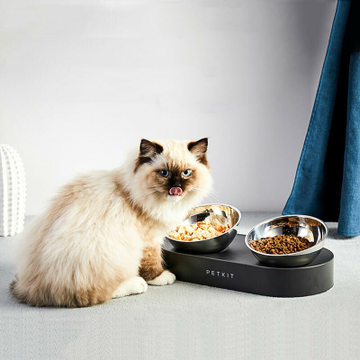 Миски - PETKIT FRESH NANO-METAL Pet Cat TWO Bowl Stand Миска для собак і котів